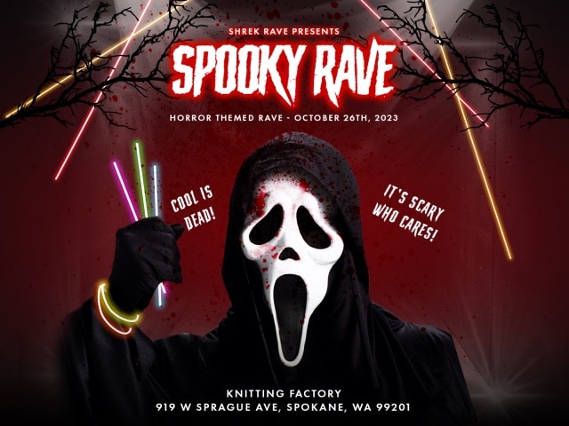 Spooky Rave at The Knitting Factory Spokane