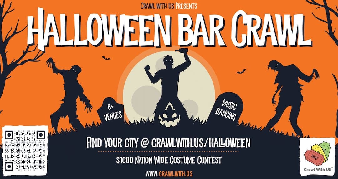 Halloween Bar Crawl Banner