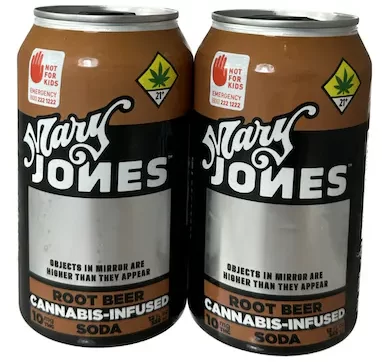 Mary Jones Soda Cannabis Infused Drink Root Beer