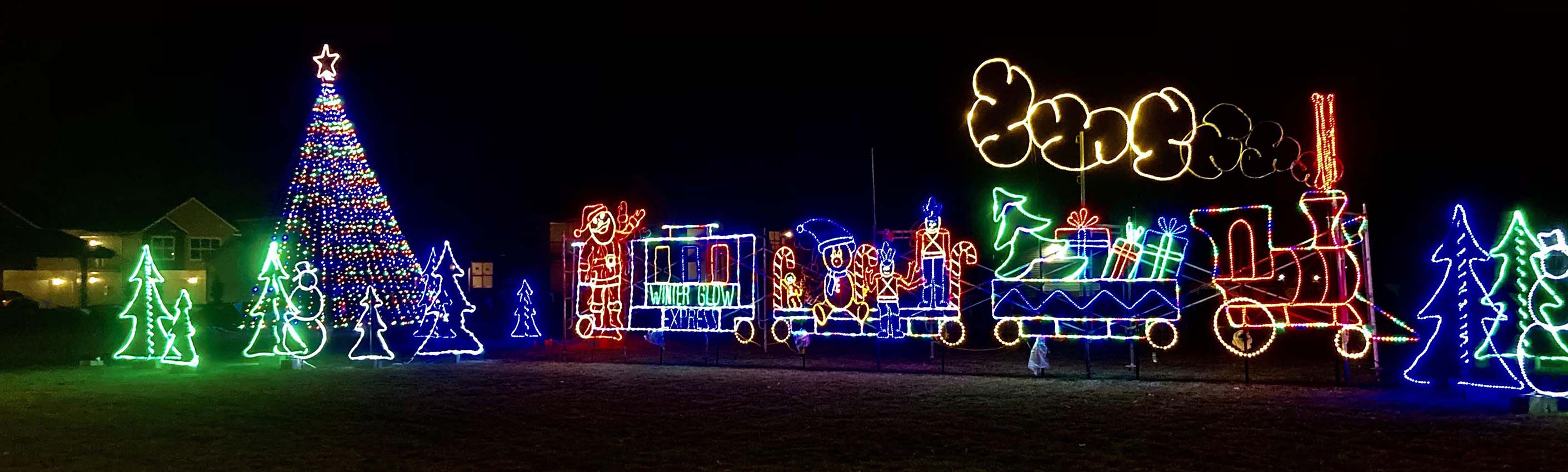 Winter Glow Spectacular Christmas Lights Liberty Lake Spokane Washington