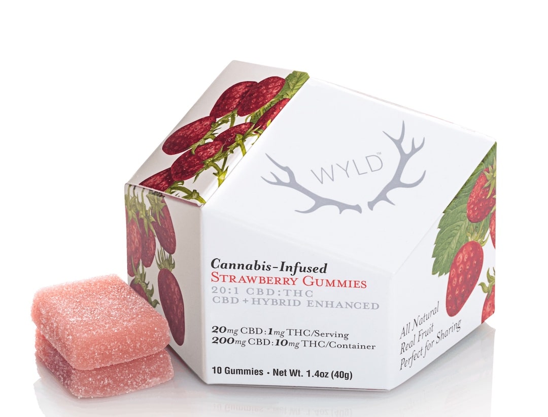 Wyld Cannabis Strawberry Edibles Gummies