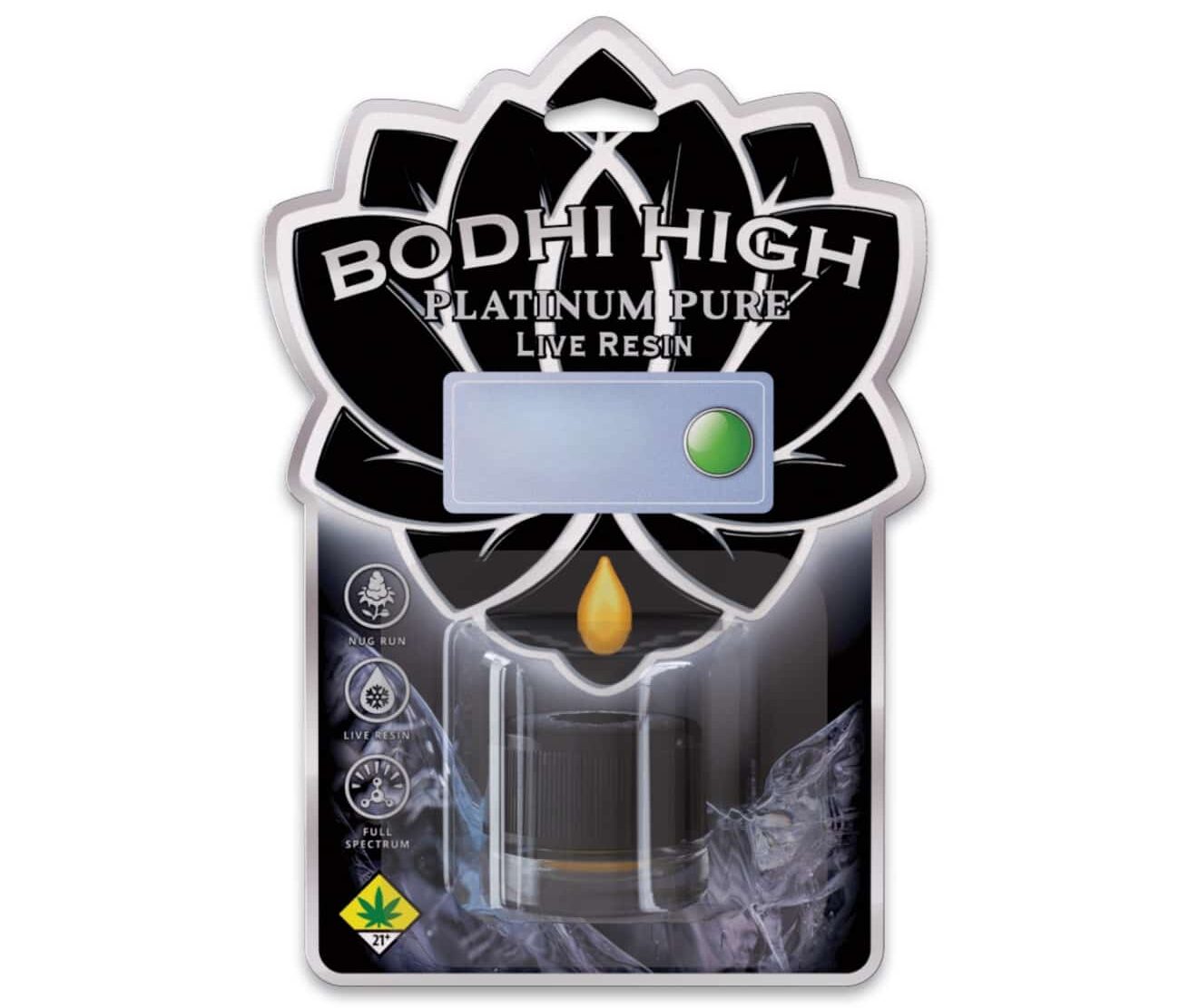 Bodhi High Platinum Pure Live Resin Dab Cannabis Extract Concentrate