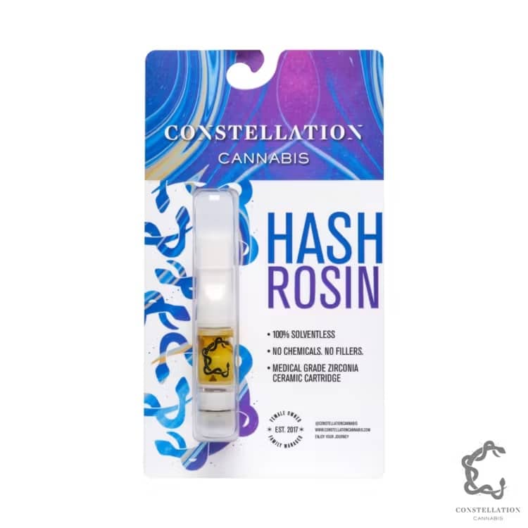 Constellation Cannabis Solventless Hash Rosin Cannabis Vape Cartridge