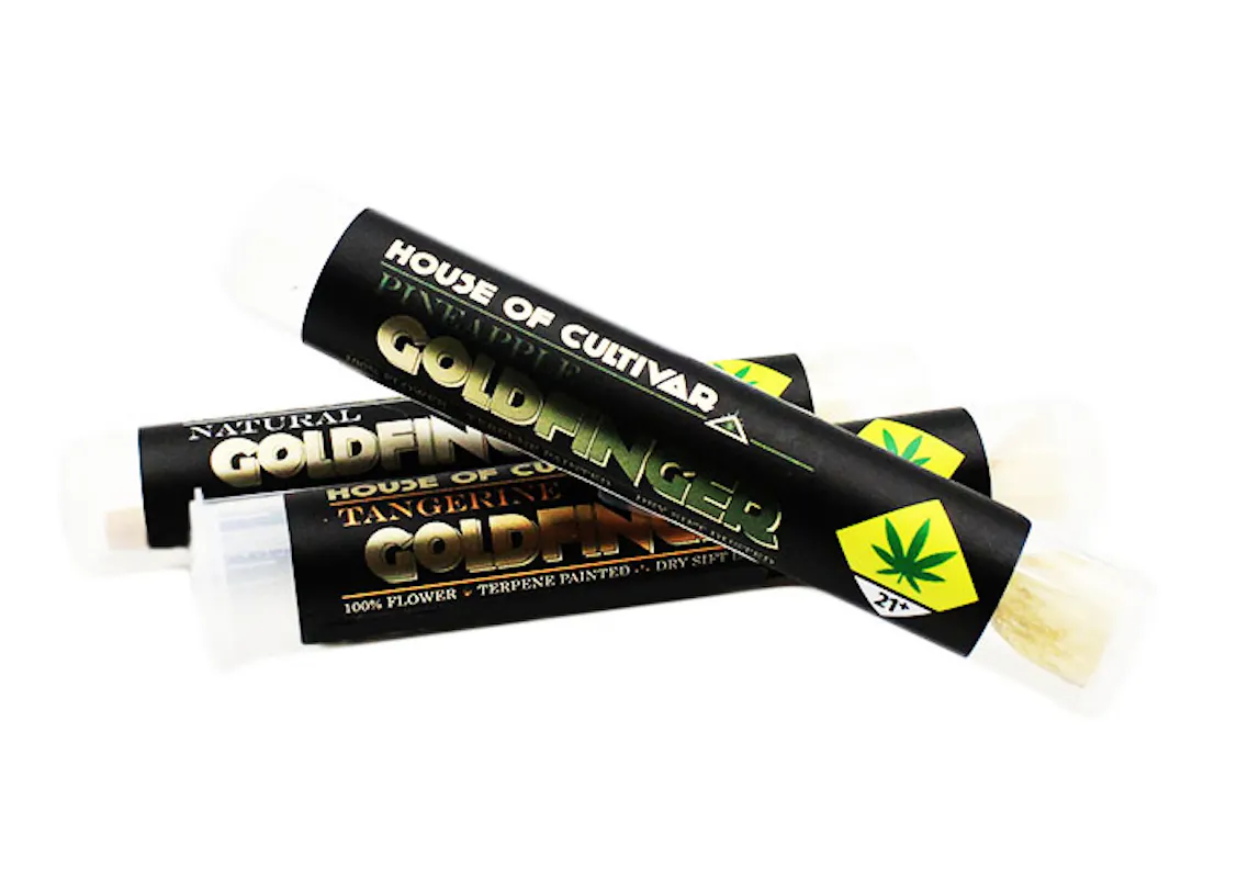 House of Cultivar Goldfinger Cannabis Infused Pre-roll