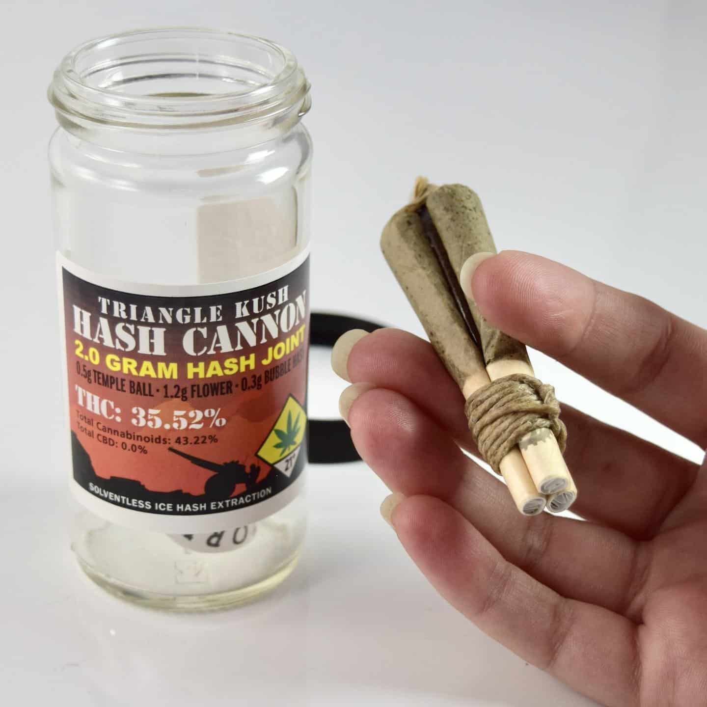 Seattle Bubble Works Hash Cannon Infused Cannabis Pre-roll Joint