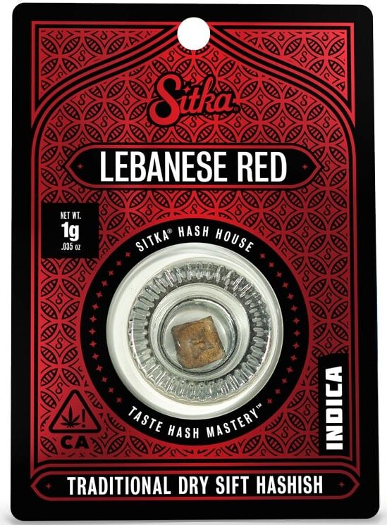Sitka Lebanese Red Hash Dry Sift Hashish Cannabis Extract Dab
