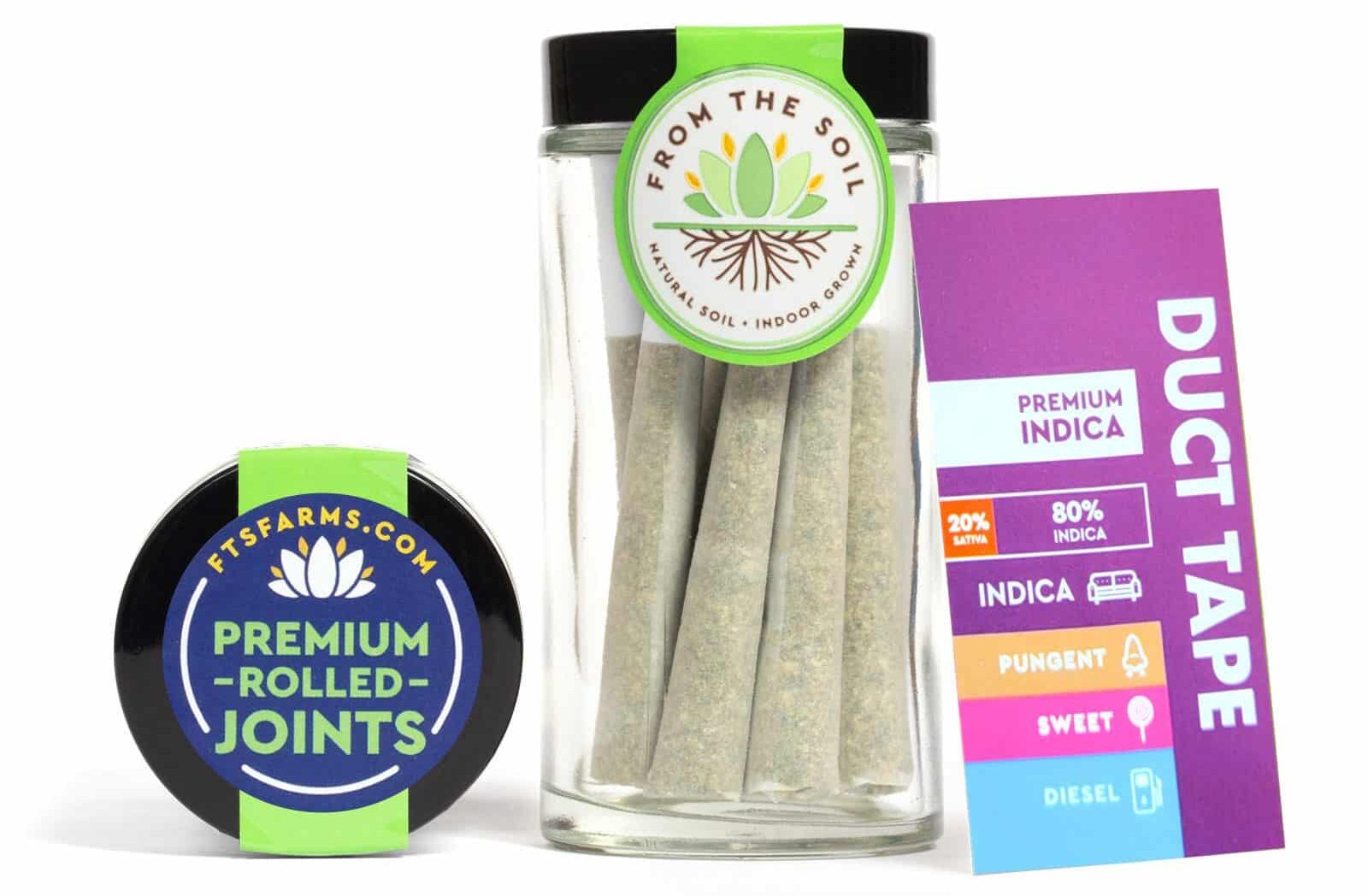 FTS Farms From the Soil Cannabis Pre-roll Joint Party Pack