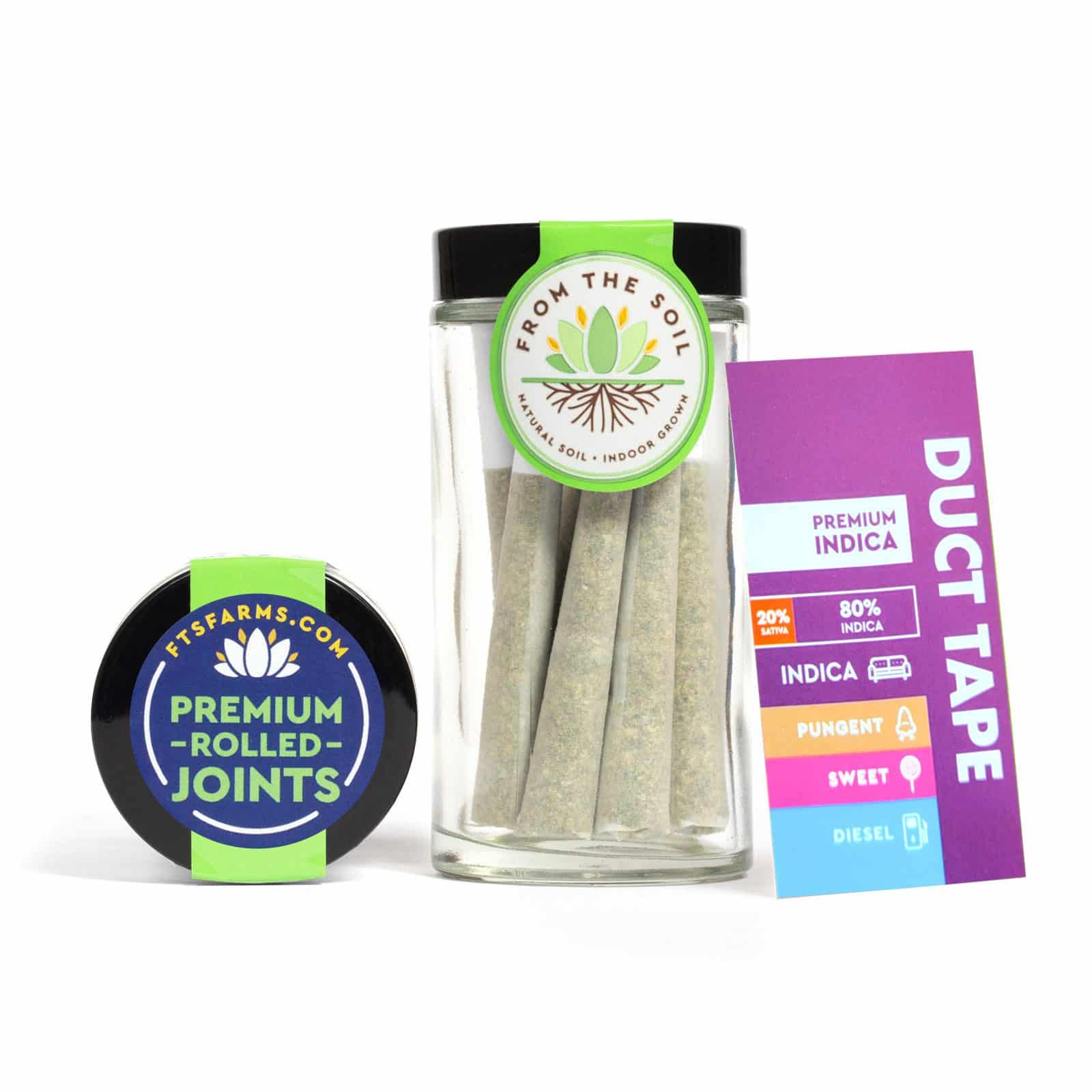 FTS Farms From the Soil Cannabis Pre-roll Joint Party Pack