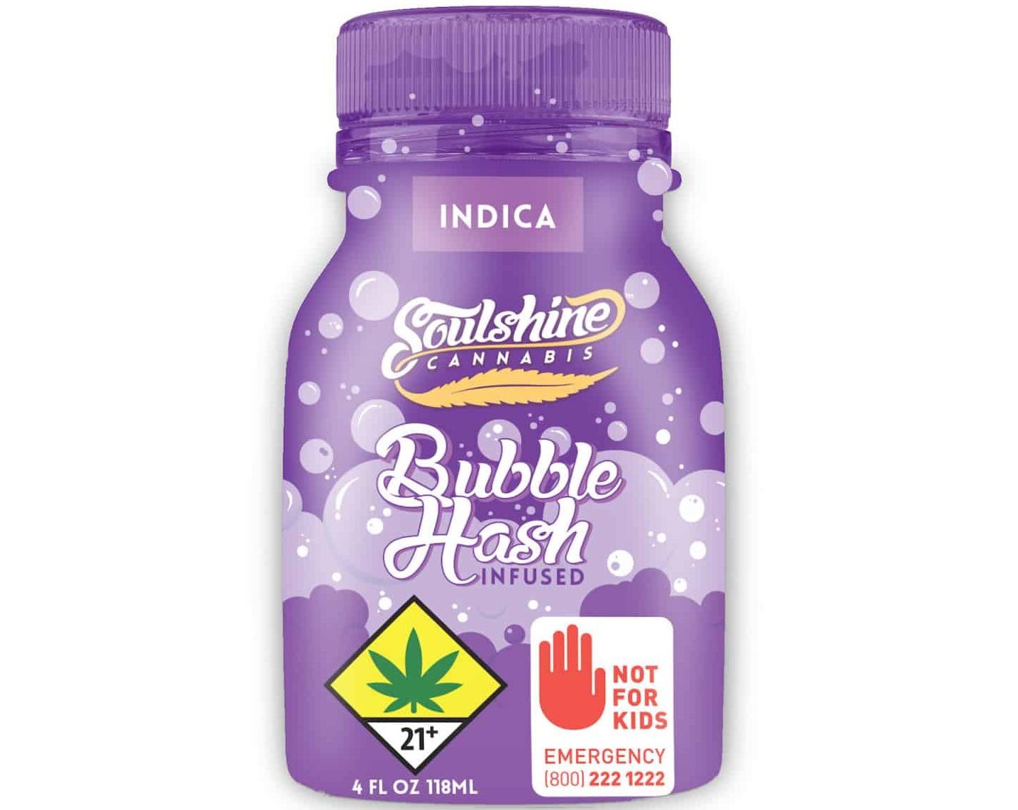 Soulshine Cannabis Bubble Hash Infused Beverage Edible