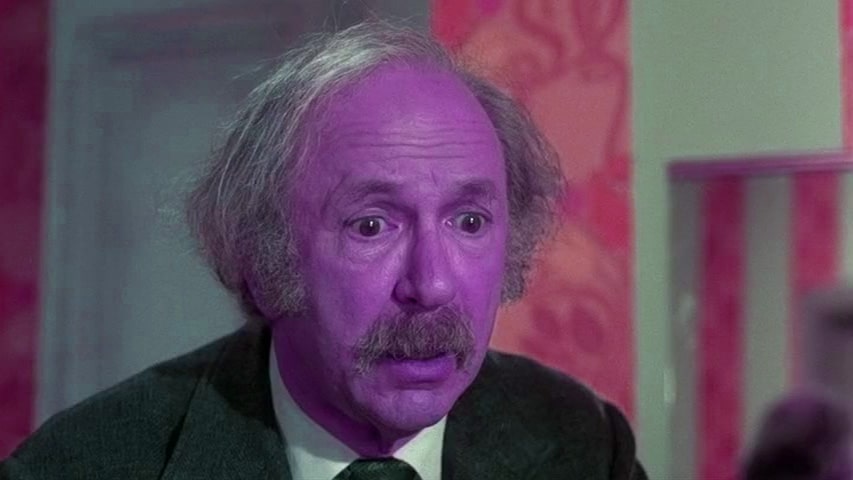 Grandpa Joe from Willy Wonka and the Chocolate Factory, Hue-Shifted Purple to Represent the Cannabis Strain Grandaddy Purple