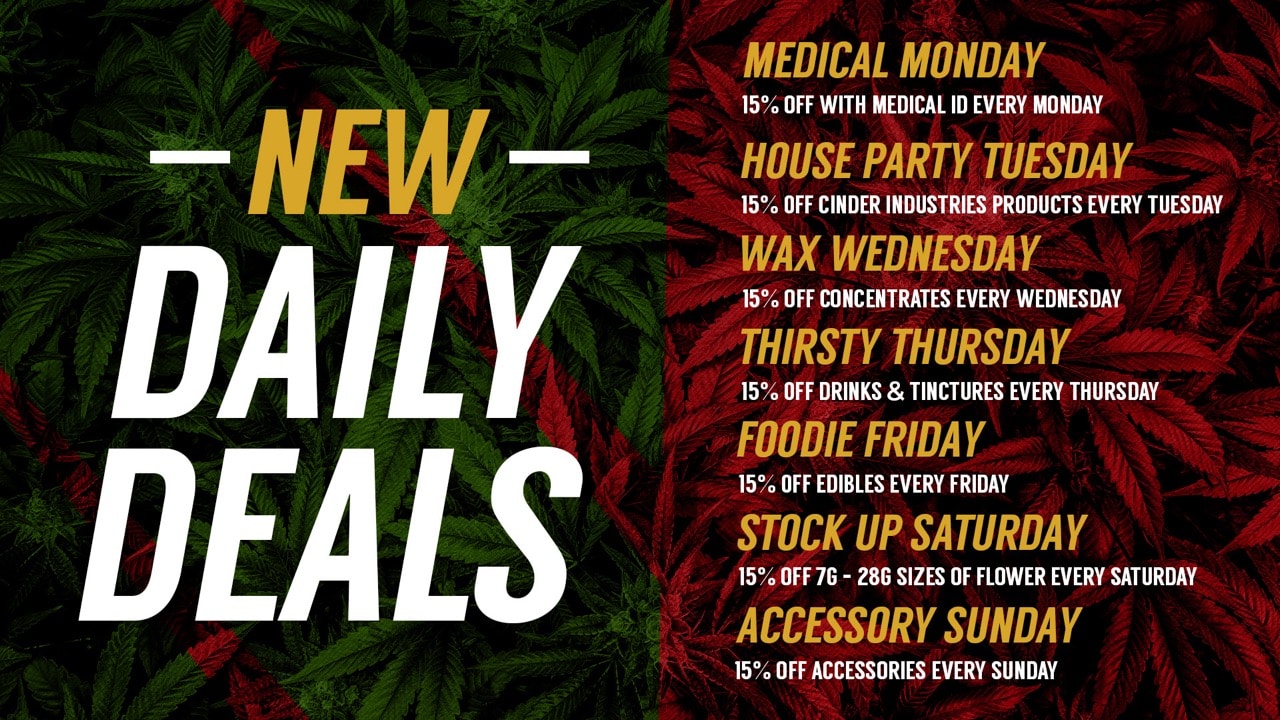 Cinder Cannabis New Mexico Daily Deals