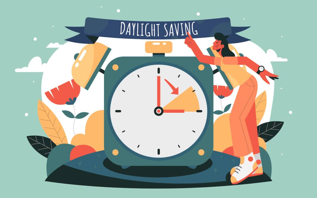 Daylight Savings Vector Graphic