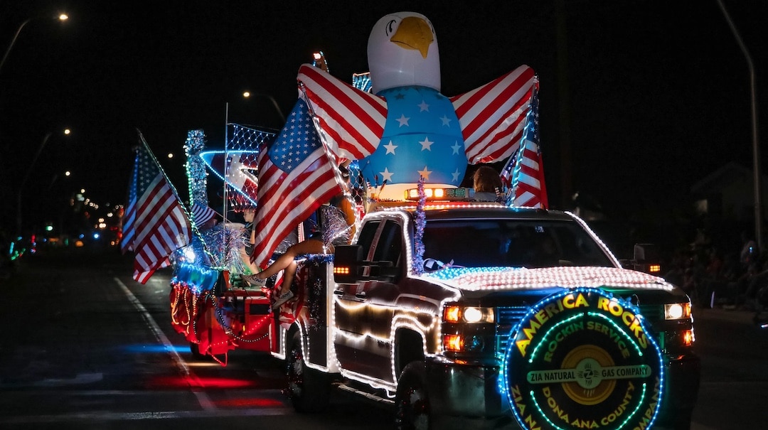 4th of July Electric Light Parade Las Cruces New Mexico
