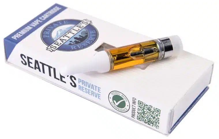 Seattle's Private Reserve Live Resin Cannabis Vape Cartridge