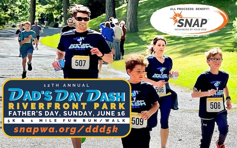 Dad's Day Dash Spokane Washington Hosted by SNAP