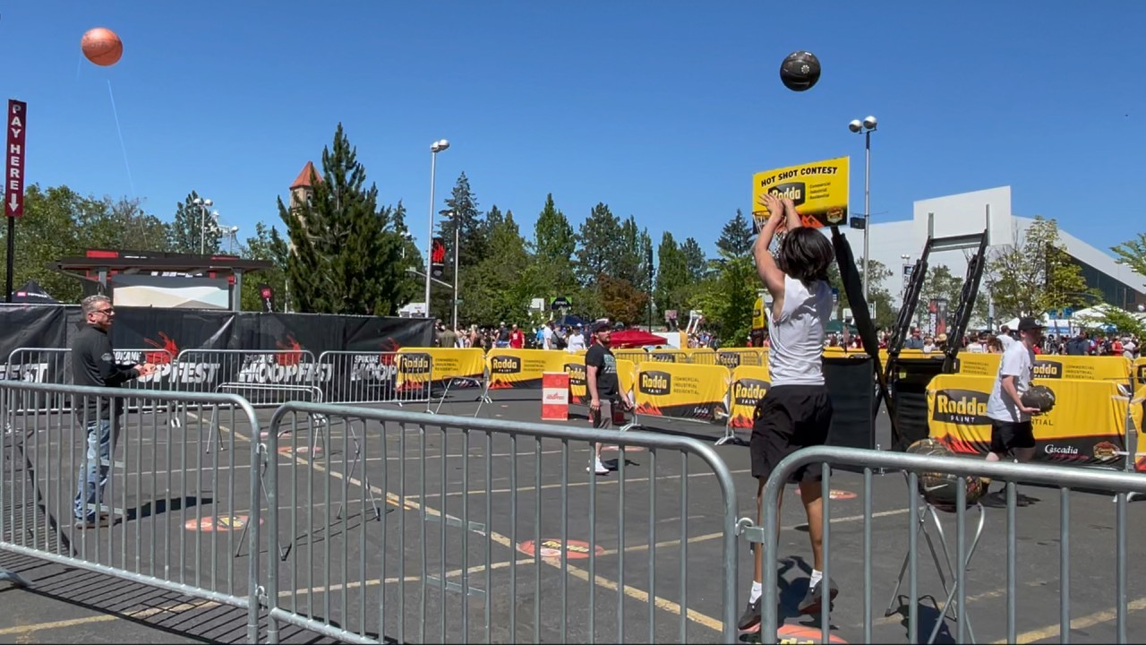 Rodda Paint Zone at Hoopfest 2024 in Spokane Washington