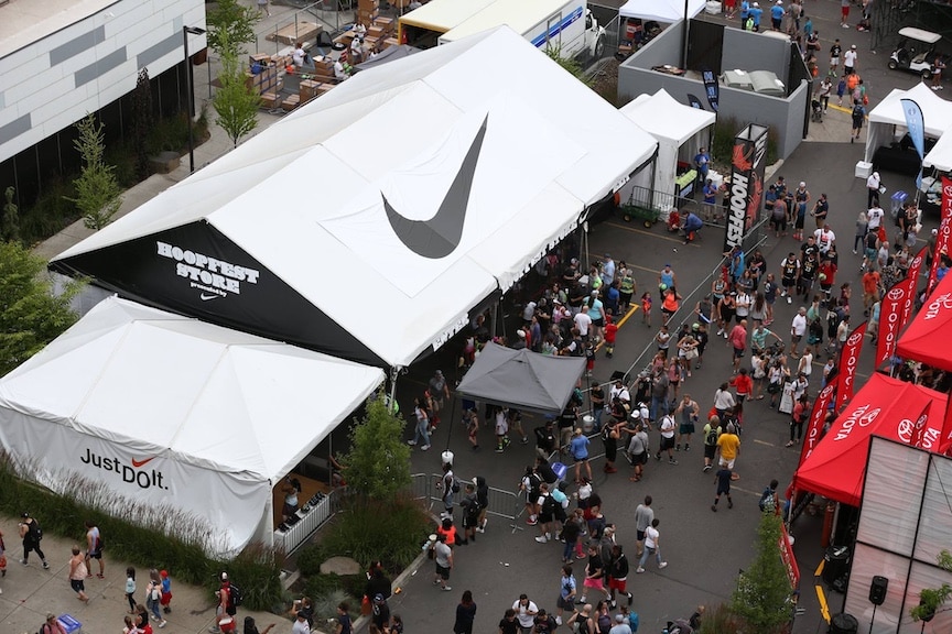 Hoopfest Store Nike Pop-Up Vendor Tent