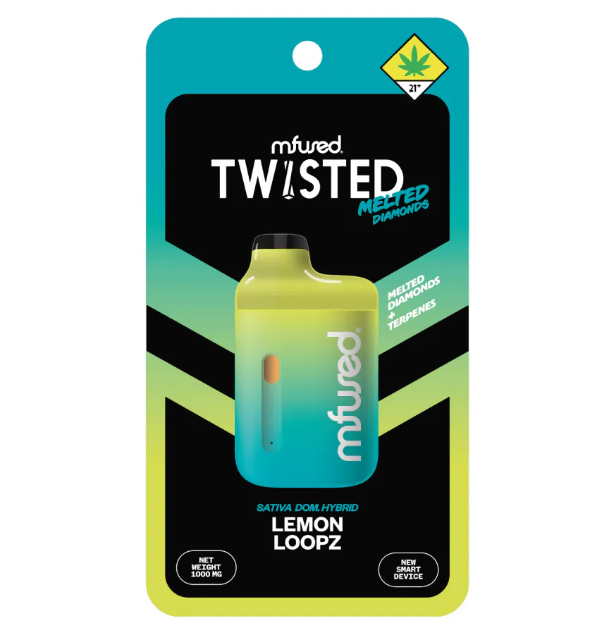 MFUSED Twisted Disposable Cannabis Vape Lemon Loops