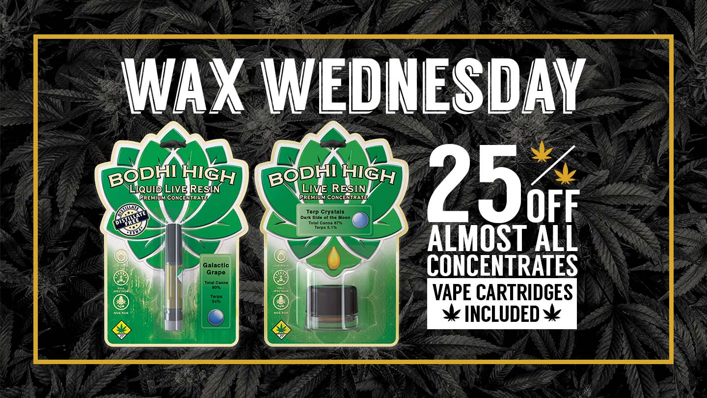 Wax Wednesday at Cinder Cannabis Dispensary in Spokane Washington