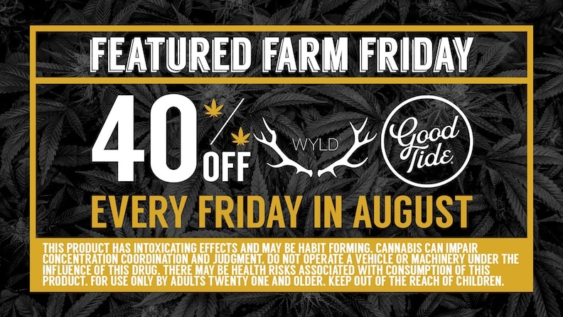 Wyld Fridays at Cinder Spokane Valley: Enjoy 40% Off Wyld Canna Products!