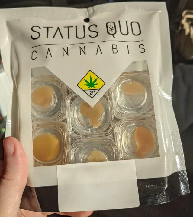 Status Quo Cured Live Resin Cannabis Concentrate 6 Pack