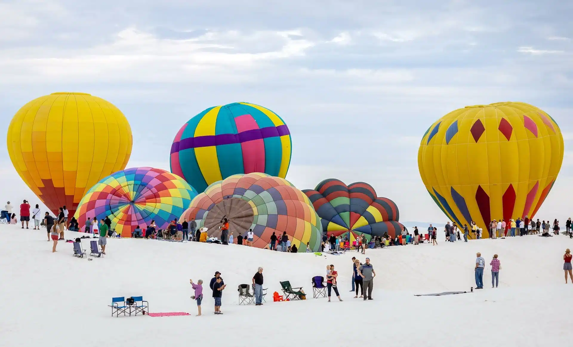 White Sands Hot Air Balloon and Music Festival near Las Cruces New Mexico