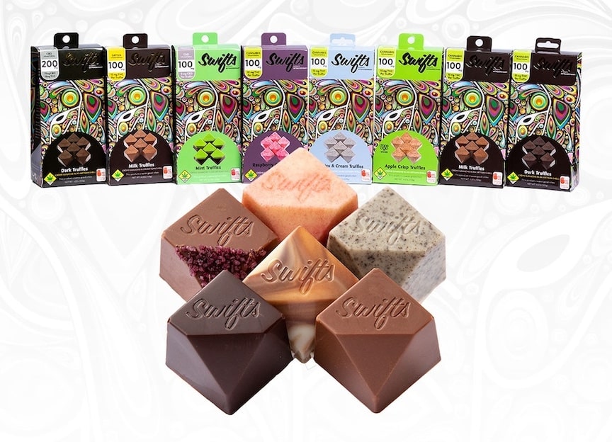 Swifts Truffles Chocolates Cannabis-Infused Edibles