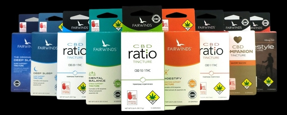 Fairwinds Cannabis Tincture Line-Up