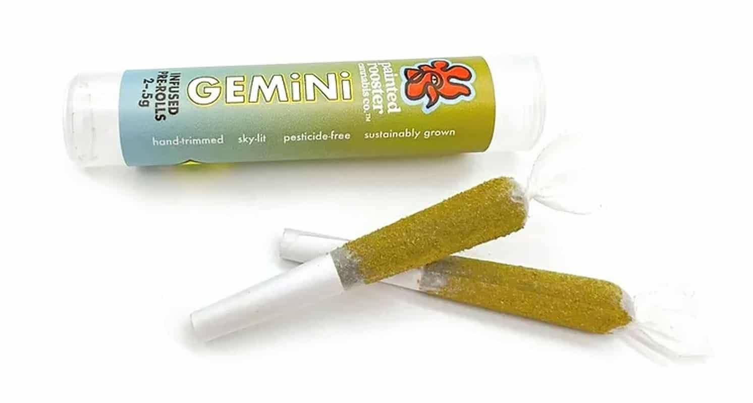 Painted Rooster Cannabis Gemini Infused Pre-roll 2 Pack