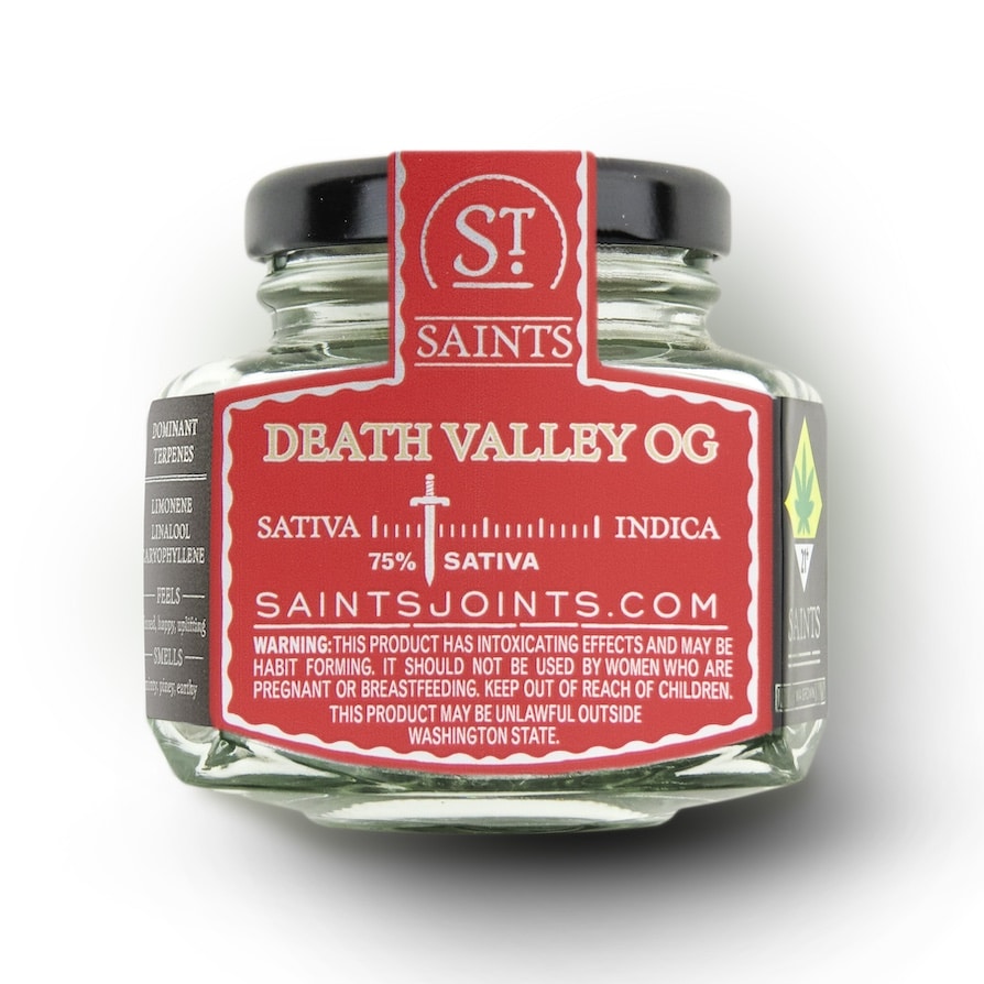 Death Valley OG Cannabis Flower from Saints Joints