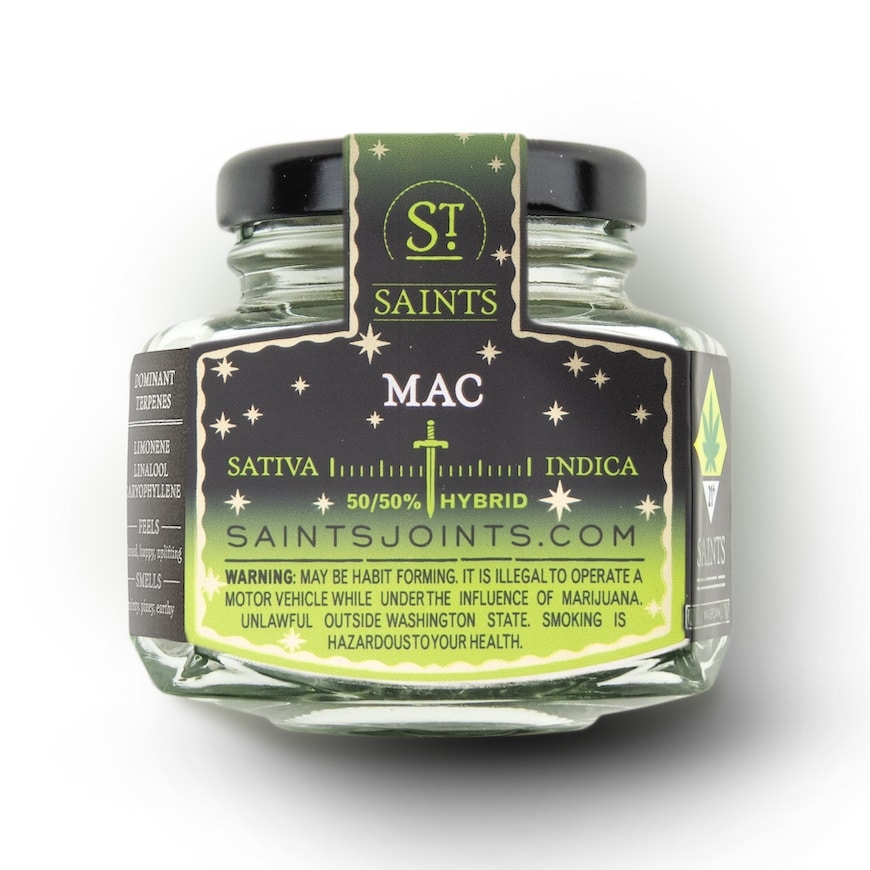 MAC Saints Joints Cannabis Jar