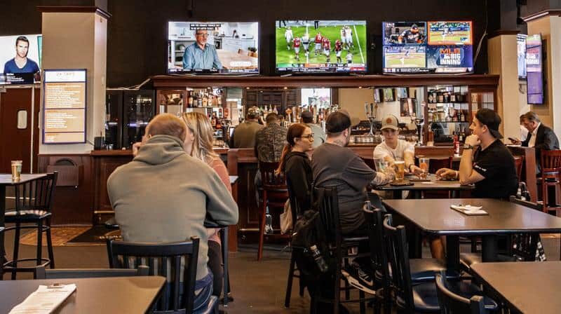 Super Bowl Viewing at 24 Taps Burgers and Brews in Downtown Spokane Washington