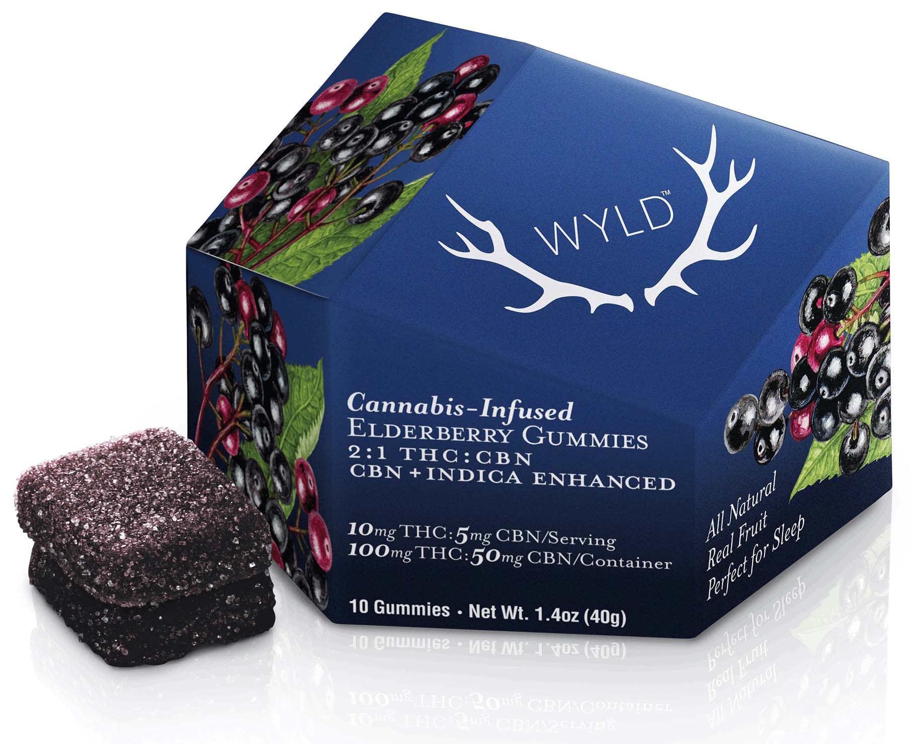 Wyld Gummies Elderberry 2:1 THC CBN Gummies for Sleep