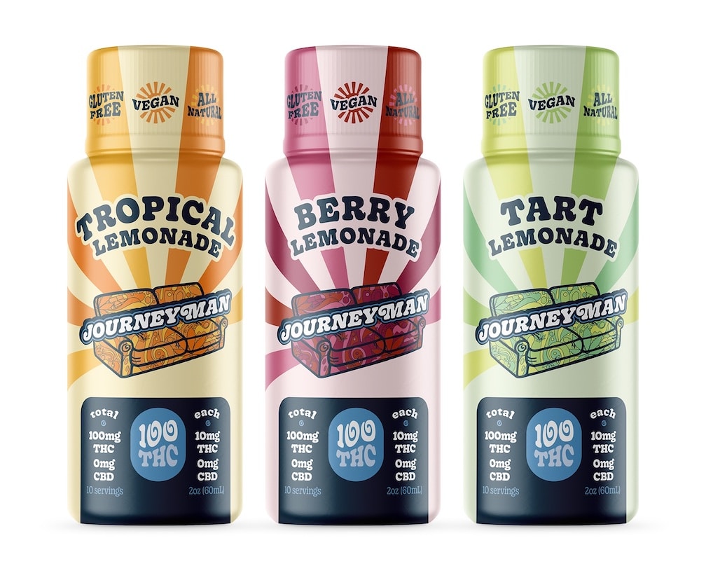 Journeyman Cannabis Lemonade Shots 100mg THC
