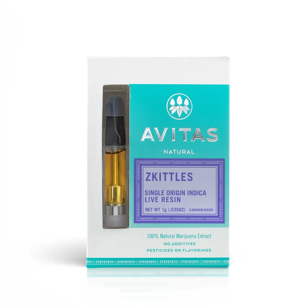 Zkittles Cannabis Cartridge from Avitas