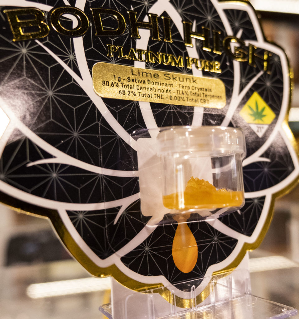 Close Up of Lime Skunk Concentrate from Bodhi High