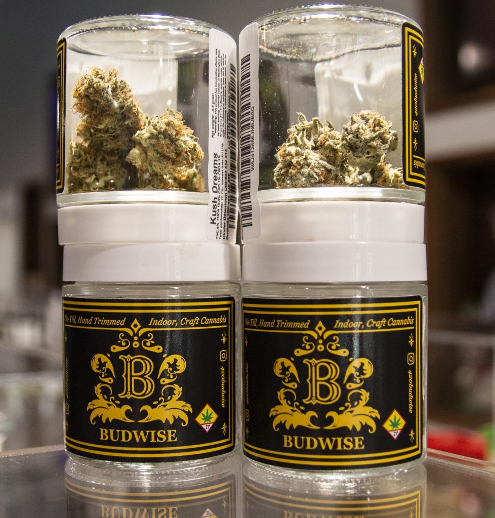 Budwise Four Jars of Weed