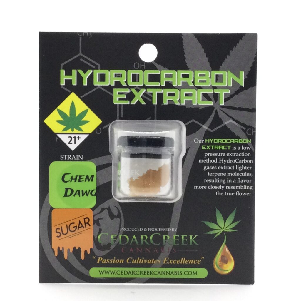 Cedar Creek Cannabis Chemdawg Wax