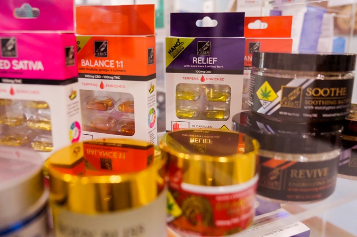 Ceres capsules and lotions for cbd massage