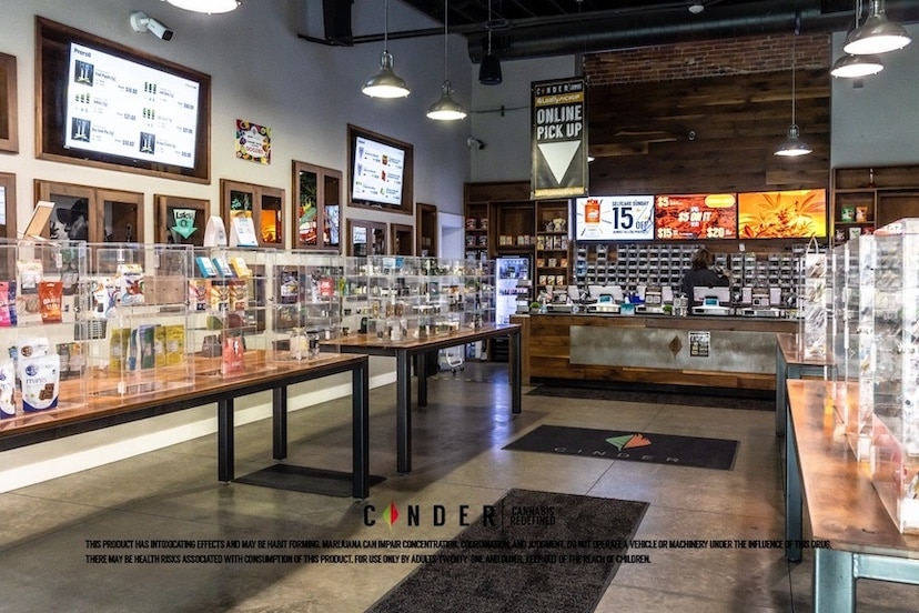 Downtown Spokane Washington Cinder Cannabis Dispensary