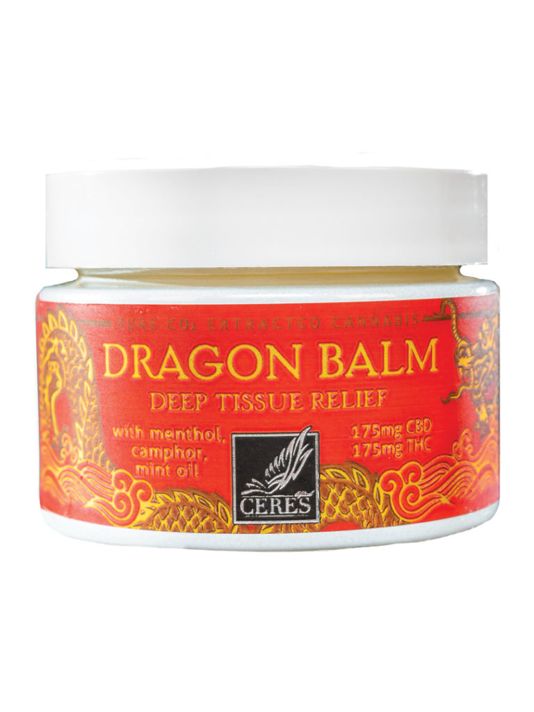 Ceres's Dragon Balm Topical; 175mg CBD 175mg THC