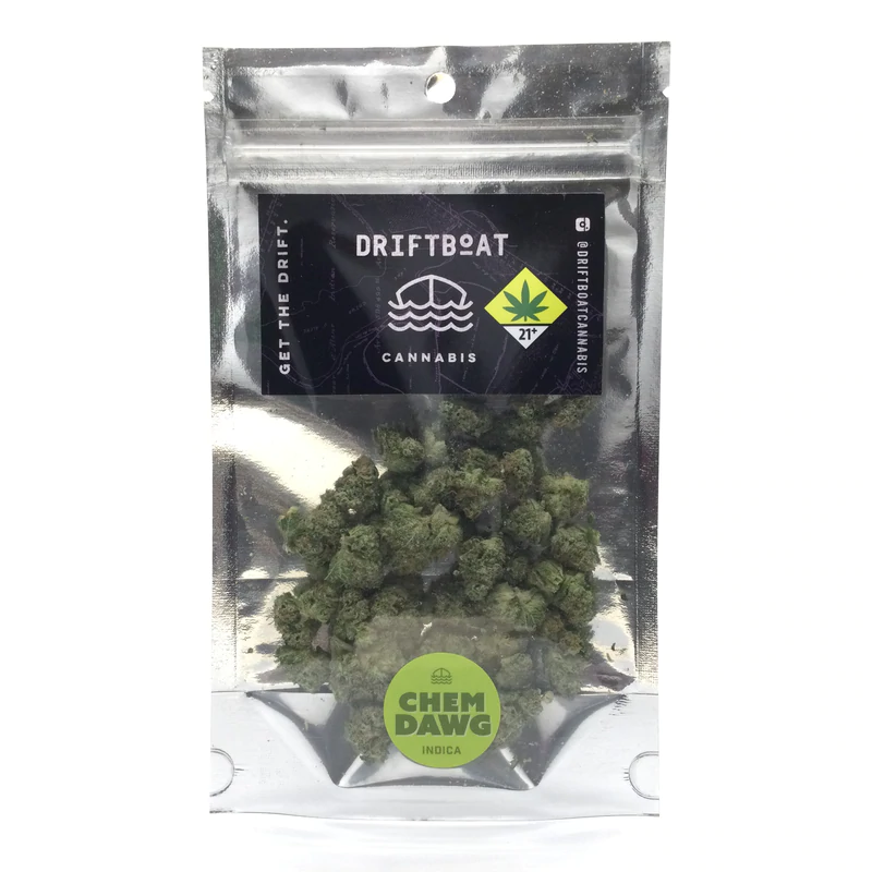 Driftboat Bag of Chemdawg Cannabis Flower