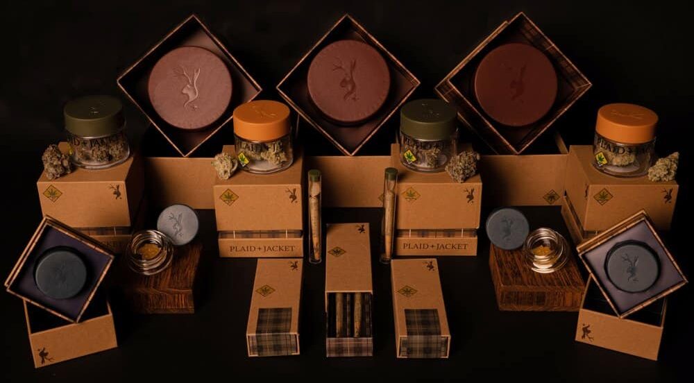 Plaid Jacket Cannabis Flower Packaging