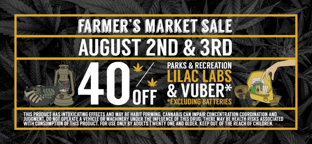 Agust 2nd & 3rd Farmers Market Sale