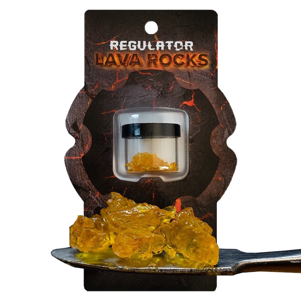 Regulator Lava Rocks Diamonds and Sauce Cannabis Concentrate Extract Dab