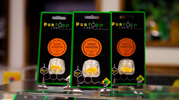 3 grams of Snow Monster concentrate by Purform Labs