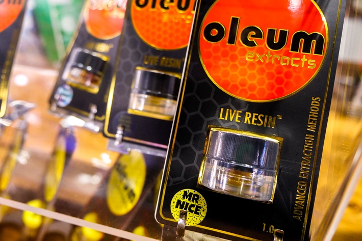 1 gram of Mr. Nice live resin by Oleum