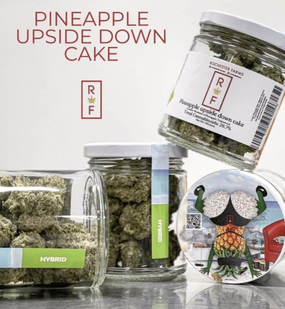 Pineapple Upside Down Cake Strain from Rochester Farms