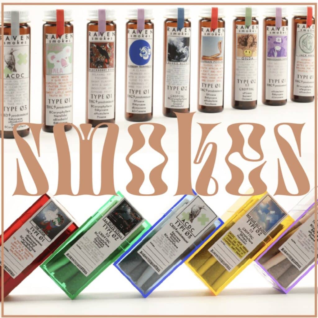 Ravengrass smokes pre-roll packs