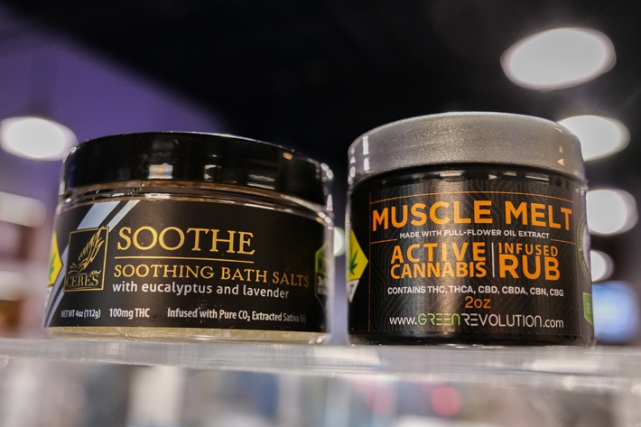 Cannabis topical and bath products